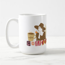 Chique T-Shirt met Coffee Lover in Losbriefstijl