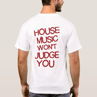 Chique T-shirt met housemuziek