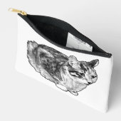 Chique tabby lijnen met besneeuwde spikkels etui (Open)