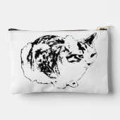 Chique tabby lijnen, winterpolish etui (Achterkant)