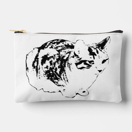 Chique tabby lijnen, winterpolish etui (Voorkant)