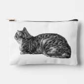 Chique Tabby Textuur Pouch Etui (Voorkant)
