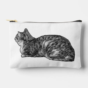 Chique Tabby Textuur Pouch Etui
