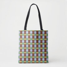Chique tassen: trendy all-over gedrukte ontwerpen