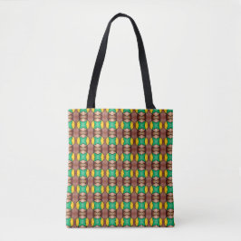 Chique tassen: trendy all-over gedrukte ontwerpen tote bag