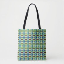 Chique tassen: trendy all-over gedrukte ontwerpen