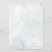 Chique Teal Gouden Ethische Trouwtafel Nummers Kaart (Achterkant)