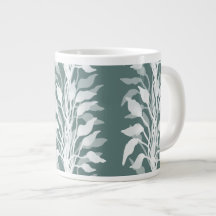 Chique Tealgroene Abstracte Calla Lelie Botanisch