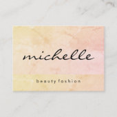 Chique textuur met cursieve tekst visitekaartje (Voorkant)