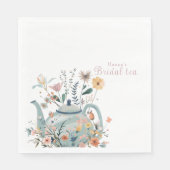 Chique theefeest Vrijgezellenfeest Servet (Voorkant)