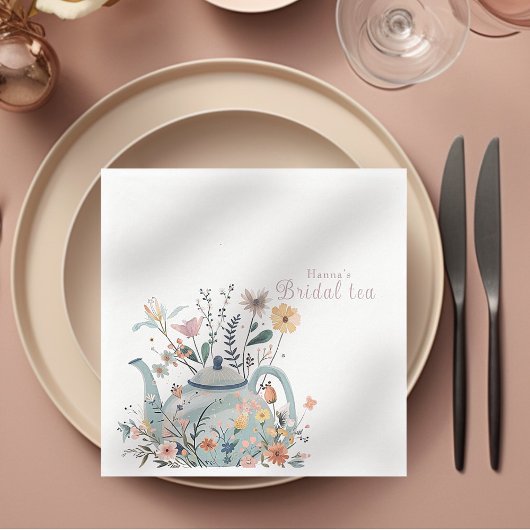 Chique theefeest Vrijgezellenfeest Servet