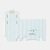 Chique theekopje in blauw Baby shower Favor Box Bedankdoosjes (Uitgevouwen)