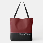 Chique Tote Bag voor Bruidsmeisje (Achterkant)