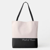 Chique Tote Bag voor Bruidsmeisje (Achterkant)