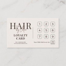 Chique Trendy Espresso Matcha QR Loyaltykaart