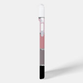 Chique trendy gestreept | monogram Initiaal Case-Mate iPhone Case (Achterkant / Links)