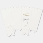 Chique trendy lint paar monogram bedankdoosjes (Ongevouwen)