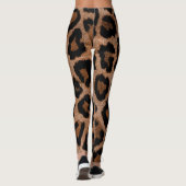 Chique trendy luipaard patroon leggings (Achterkant)