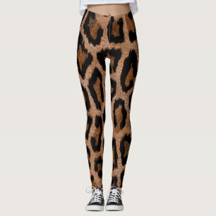 Chique trendy luipaard patroon leggings