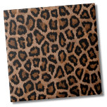 Chique trendy luipaard patroon tegeltje<br><div class="desc">Schattigee Trendy Faux Fur Leopard Animal Print Pattern Keramische Tegel. De foto show de textuur waardoor het eruit ziet alsof het een zachte vacht of stof is, maar de tegel heeft er geen textuur aan. Of je deze tegel wilt gebruiken als een klein onderzetter of trivet voor een drink of...</div>