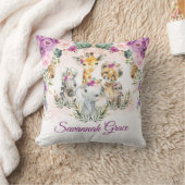 Chique Tropical Oerwoud Safari Wilde Dieren Baby M Kussen (Deken)