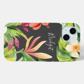 chique tropische kleurrijke Hawaii bloemen Case-Mate iPhone Case (Achterkant (horizontaal))