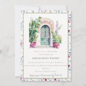 Chique Tropische Marokkaanse Deur Baby Shower Kaart (Voorkant)