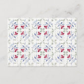 Chique tropische Marokkaanse deuropening trouwdeta Informatiekaartje (Achterkant)