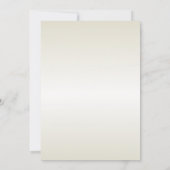 Chique tropische palmbladeren zomer bruiloft kaart (Achterkant)