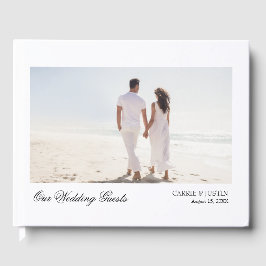 Chique trouwfoto Gastenboek