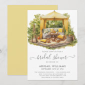 Chique Tuin Party Citroen Citrus Vrijgezellenfeest Kaart (Voorkant / Achterkant)