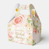 Chique Tuinbloemen Bruidsdouche Bedankdoosjes (Achterkant)
