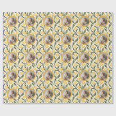 Chique Tulp Bloem Verjaardagsverrassing Cadeaupapier (Vlak)