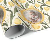 Chique Tulp Bloem Verjaardagsverrassing Cadeaupapier (Rol Hoek)