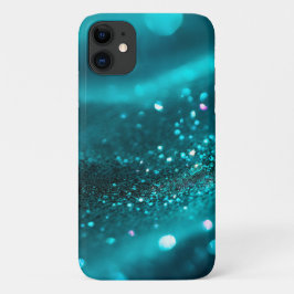 Chique turquoise achtergrond Case-Mate iPhone case