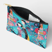 Chique turquoise geisha etui (Open)