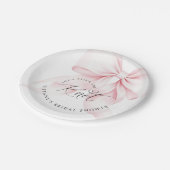 Chique 'Tying the Knot' Bruiloftfeest Uitnodiging Papieren Bordje (Gekanteld)