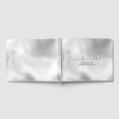 Chique Type Script Serif Custom Pearlescent Bruilo Gastenboek (Volledig)