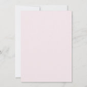Chique typografie baby shower kaart (Achterkant)
