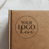 Chique Typografie Custom Business Logo Rubberstempel