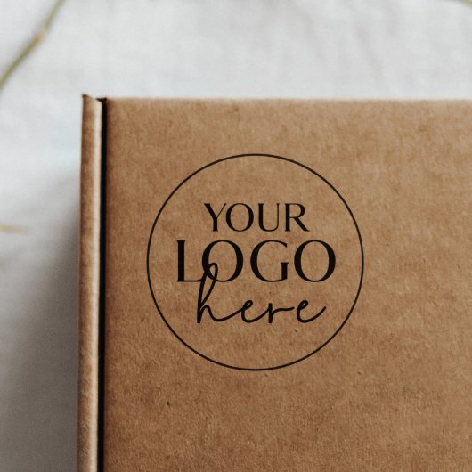 Chique Typografie Custom Business Logo Rubberstempel