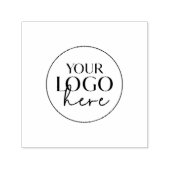 Chique Typografie Custom Business Logo Zelfinktende Stempel (Design)