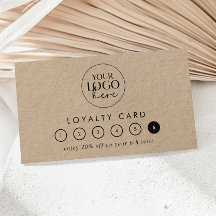 Chique Typografie Kraft Logo Business Reward 6 Pun