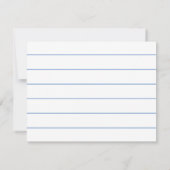 Chique uitnodiging voor uitstel van het huwelijk W (Achterkant)