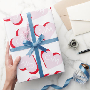 Chique Valentijn Snoep harten inpakpapier