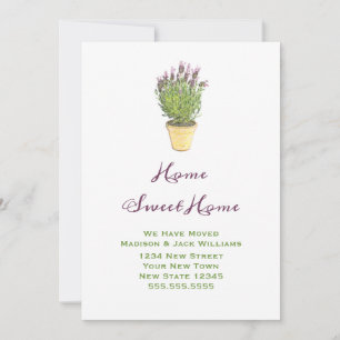 Chique verhuisadvertenties   Thuis Sweet Home Aankondiging