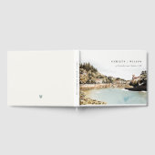 Chique Verona Adige River Italië Waterverf Bruilof Gastenboek (Volledig)