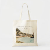 Chique Verona Adige River Italië Waterverf Bruilof Tote Bag (Voorkant)