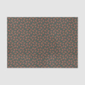 Chique verstrooid Abstract rood Sinaasappel veren Tissuepapier (Voorkant)