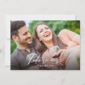 Chique Vino Voor Geloften Foto Vrijgezellenfeest W Kaart (Achterkant)